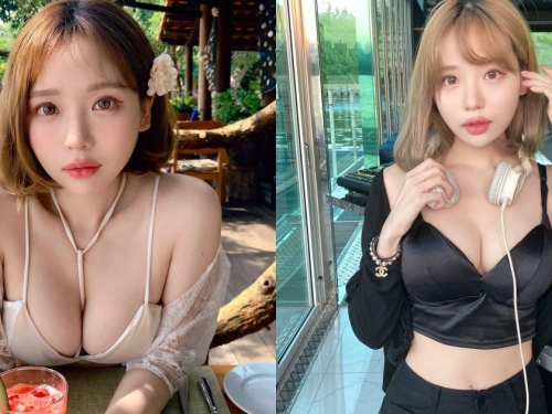 「短髮巨乳正妹」泰國海邊度假！比基尼線猛夾溝溝，本尊竟然還是超火辣女DJ！
