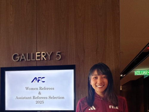 足球》代表台灣參加女子助理裁判徵選  楊振艷盼把握機會前進世界