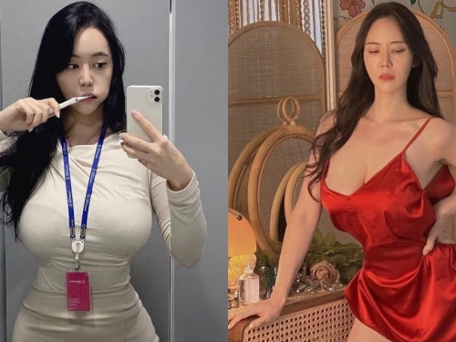 「巨乳人妻」在公司人氣超夯！兇猛車頭燈+螞蟻小蠻腰，意圖使人推爆！