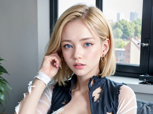 🔞AI Painting-Vol.13 七龍珠 女神18號