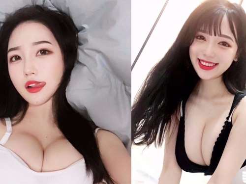 女友在家誘人自拍「雪白嫩乳」一覽無遺！「兇狠乳量」讓人睡不著了…