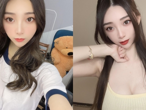 高顏值小仙女正妹「Lily」，穿低胸裝時「D奶太撩人」！