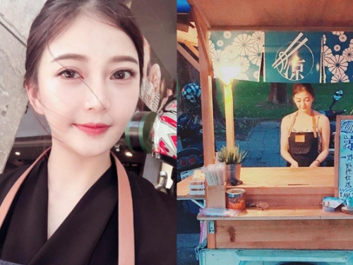高雄人快衝！涼麵攤「正妹老闆娘」隨機出沒叫賣　快去捕捉啊！