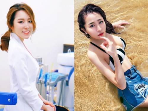 掛號先！最美女牙醫師「劉芷伊」笑容燦爛又完美，窈窕美體讓病患看診也超陶醉！