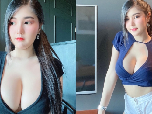 肉嘟嘟元氣奶妹！nookkiie超猛「中路挖洞裝」雪白一片爆出，清純甜美又發育超常！