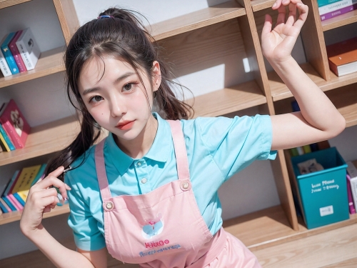 AI generation ~ AI OFUG-The girl took a job as a kindergarten teacher