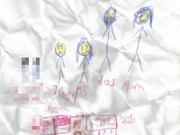 《6歲女兒的畫》媽以為亂畫結果發現驚人事實