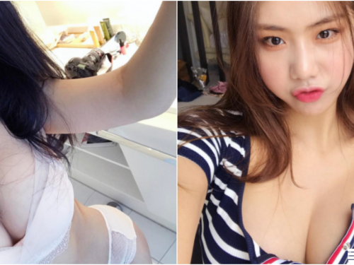 南韓跩妹就是愛露奶自拍  　每張都「超兇爆乳」實在太猖狂了！