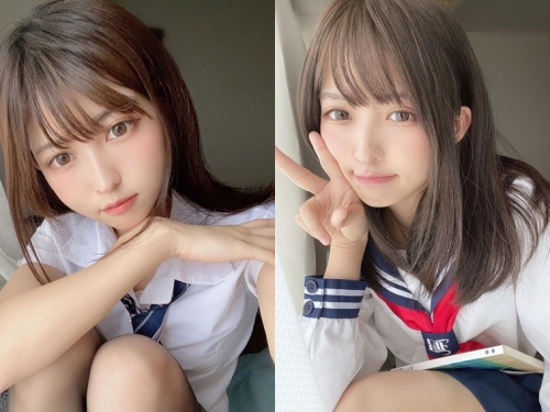 甜萌制服妹「貓田あしゅ」鄰家妹妹氣質超卡哇伊　肉肉圓潤「嬰兒肥小臉」讓人好想捏