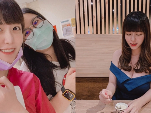 好兇！正妹護理師「李佩瑾」吃燒肉穿低肩禮服，超兇視角畫面太犯規啦！