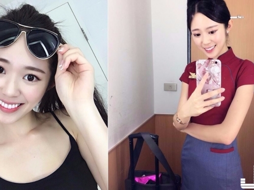 伊林模特兒轉戰空姐！甜美外表網友讚：此款「極品天菜」只應天上有！
