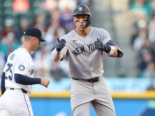MLB》「法官」夯長打4度上壘、金手套好手雙響砲 洋基15安打爆水手