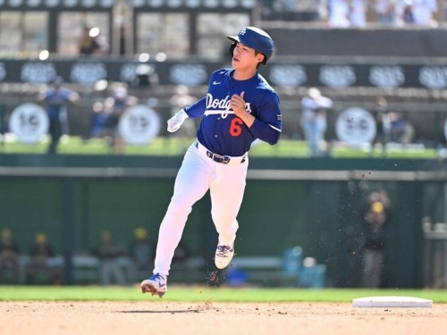 MLB》金慧成春訓9打數僅1安 道奇教頭不排除讓他從小聯盟開季