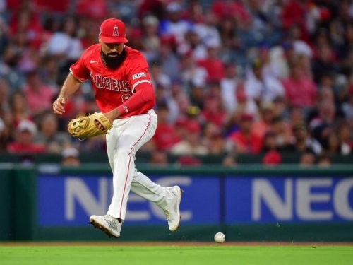 MLB》慘！連12打數無安打又挨觸身球 領75億的天使明星又受傷了