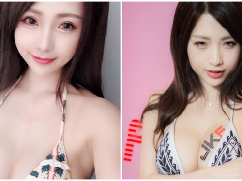網路女神人氣票選第四名！「爆乳小隻馬」胡綺又甜又辣的性感身影！