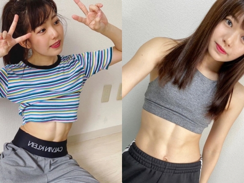 超火辣馬甲線！154公分小隻馬「掀衣露出完美線條」，優質曲線讓人想一起重訓！