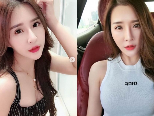 甜美正妹穿緊身衣時「曲線好兇」，從側面看也有「堅挺美胸」！