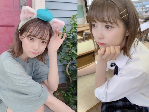 甜萌櫻花妹「福山梨乃」水手服美照戀愛感爆棚　超犯規「女友視角」笑容甜到人牙蛀光啦