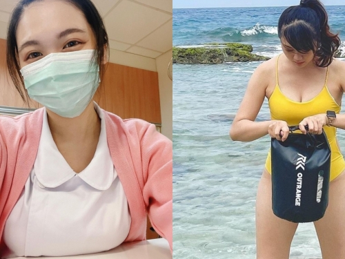甜美「正妹護理師」笑容讓人戀愛！制服裡暗藏美乳，網友稱讚：超可愛！