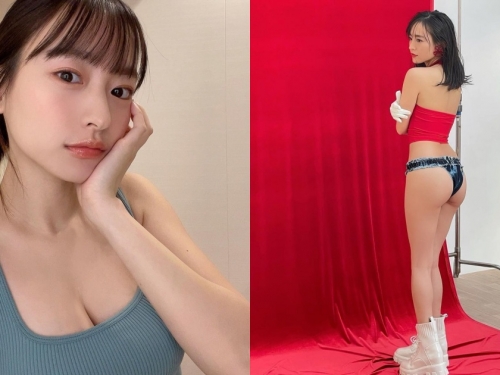 「露奶版新垣結衣」笑容甜美朝氣十足！療癒天使臉蛋+大膽秀嫩乳翹臀，害人再度戀愛！
