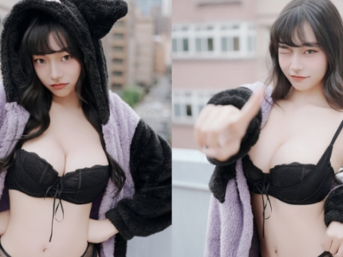可愛庫洛米「苡昕」性感出擊，「美乳翹臀」暗藏邪惡兇器！