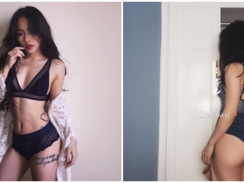 超火辣「美臀老闆娘」！沒有時間不耍性感，穿上自家性感內衣用美臀曲線辣死你！