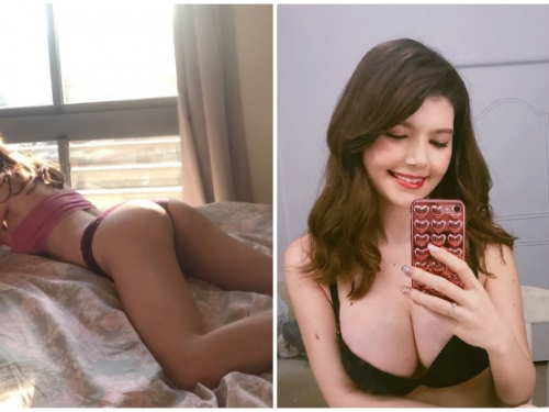 混血的性感美體！Kimberlly在床上「大曬美臀」，這個視角未免也太邪惡了吧！
