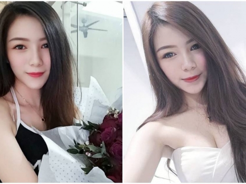 正妹穿低胸裝露出「渾圓胸型」，超惹火白皙美肌讓人口水狂流