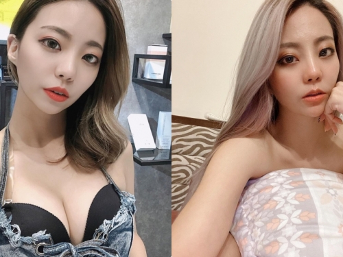 香水女神！火辣正妹「冰冰」爆乳造型超養眼，飽滿深溝好挑逗啊！