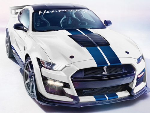 760匹的「眼鏡蛇」GT500還不夠？ Hennessey 幫你改成馬力直逼 Bugatti 的「猛毒眼鏡蛇」！