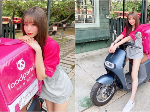戀愛了！女神級「正妹外送員」甜美視角太犯規！超氣質外型讓人忘記領餐啦