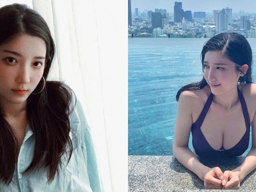 大眼白皙香港正妹「Jessie Tai 」，清純無辜的臉蛋下是「隱乳好身材」！
