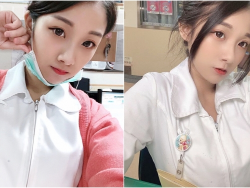 台灣「正妹護理師」天菜級顏值讓人心動！白制服下展現迷人野性氣質
