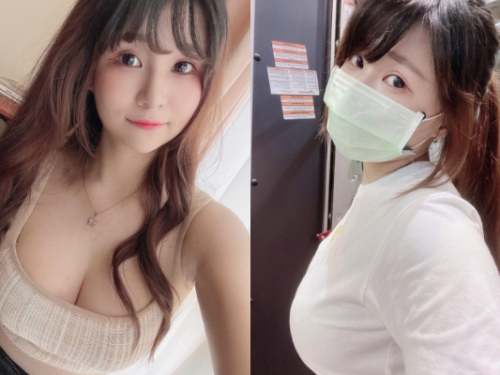 神到了！健身房巨乳口罩妹就是她…　甜美笑容X殘暴乳量全方位圈粉