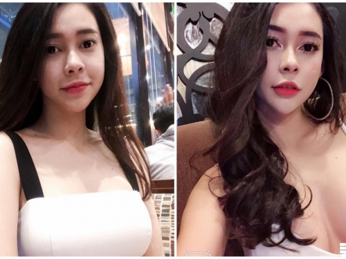 巨乳正妹拍照好豪放！超愛清涼打扮露出「雄偉車頭燈」！