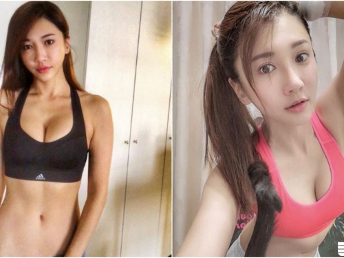 運動系妹子馬甲線太兇猛！「性感曲線」大方展現，好想跟她一起運動！