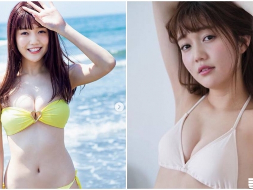 度假了～海邊捕獲「渾圓美乳正妹」，白嫩兩團太誘人了！