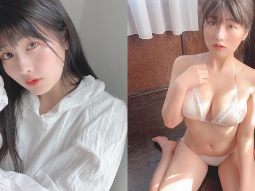 鄉下出身「工廠女工」出頭天！號稱「H Cup有村架純」，清純臉配豐腴身進軍寫真界！