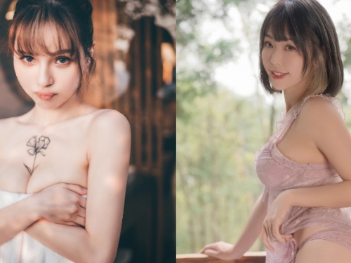 休息就是要度假！巨乳妹妹無人秘境全裸解放　排遣一整年的疲憊
