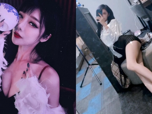 170cm「白皙長腿正妹」尤妝妝，短裙自拍角度好危險！網友：好像看到小褲褲