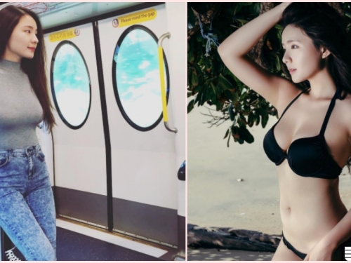 美麗的景象！網爆紅「捷運兇悍奶妹」乳能量滿天飛！IG「香艷美乳照」看的你受不了…