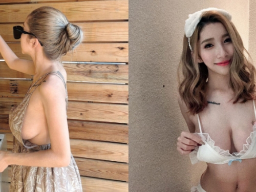 停車場繳費亭驚見火辣側乳妹　原來是「巨乳小隻馬」蕭晴！