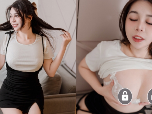 清純模範生「菜菜」看A漫太入戲，「愛撫揉乳」摸到床單全濕！
