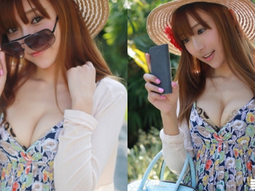 約會穿這樣可以？「大奶女友」爆乳洋裝太誘人，「銷魂男友視角」想直接把人帶回家啦...
