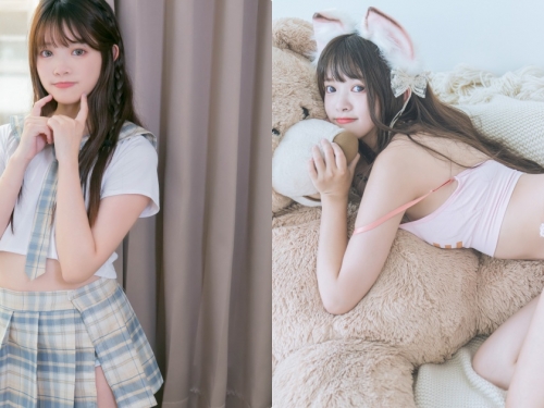 校花女友第一次來到我房間，發現清純外表下「壞壞的一面」！