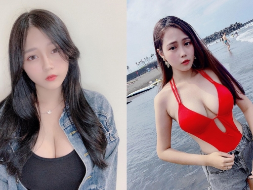 是什麼遮蔽我雙眼！巨乳直播主「蕎伊ᴊᴏʏᴇ」小可愛深溝問髮色　結果底下網友全歪樓