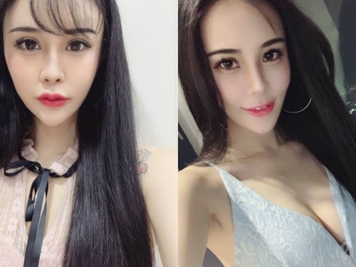 超電眼狂野辣妹「瑄妹兒」，火辣深V裝露出「誘惑美乳」！