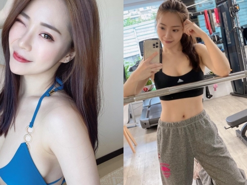 最美領隊「佳佳 Eva Lee」辣秀精緻腹肌！「32E白嫩雪乳」快藏不住啦！