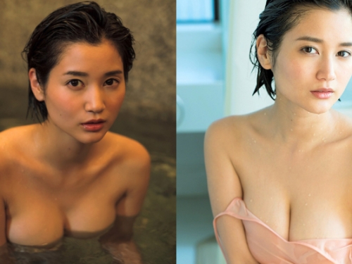 妖豔姐姐原來是「美人巨乳女記者」！脫下保守套裝挺「豐滿G奶」報新聞！
