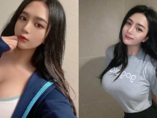 「媚眼正妹」兇猛巨乳撐爆上衣，老司機也想嚐嚐奶味狗肉！